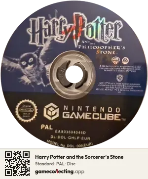 Harry Potter and the Sorcerer's Stone Nintendo GameCube, PAL disc