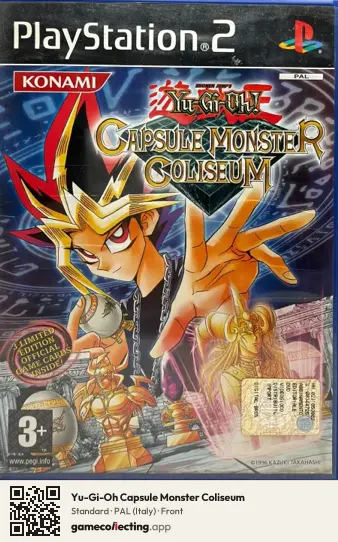 Yu-Gi-Oh Capsule Monster Coliseum PlayStation 2, Italy box front