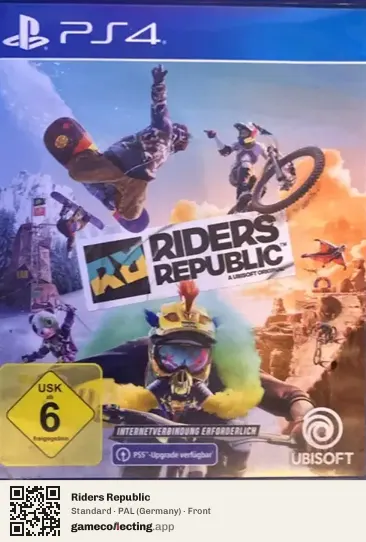 Riders Republic PlayStation 4, Germany box front