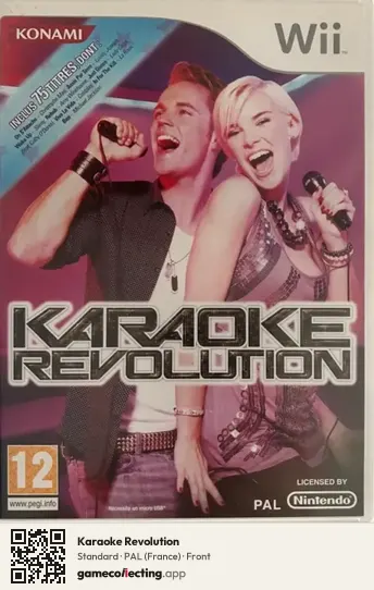 Karaoke Revolution Nintendo Wii, France box front