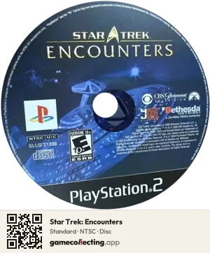 Star Trek: Encounters PlayStation 2, NTSC disc