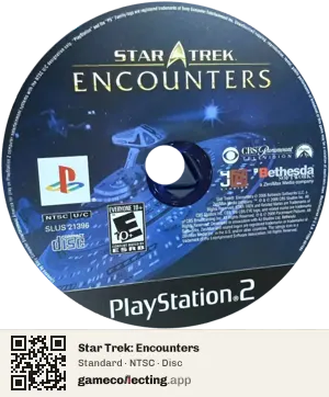 Star Trek: Encounters PlayStation 2, NTSC disc