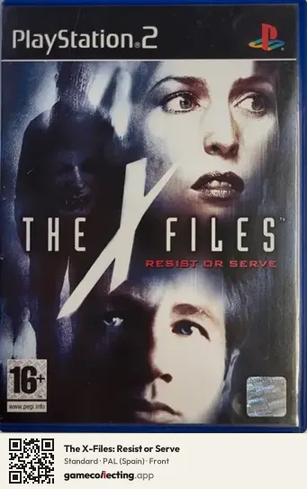 The X-Files: Resist or Serve PlayStation 2, Spain box front