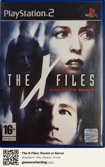 The X-Files: Resist or Serve PlayStation 2, Spain box front