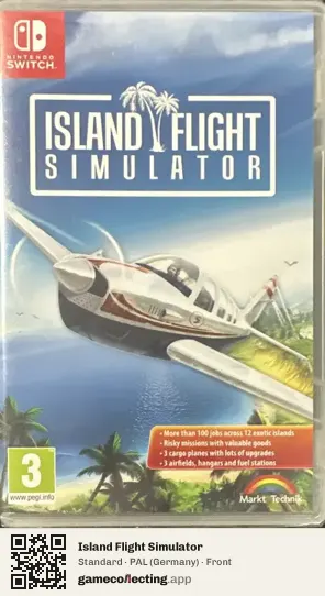 Island Flight Simulator Nintendo Switch, Germany box front
