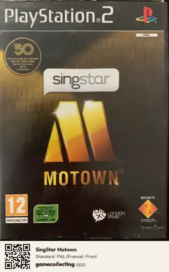 SingStar Motown PlayStation 2, France box front