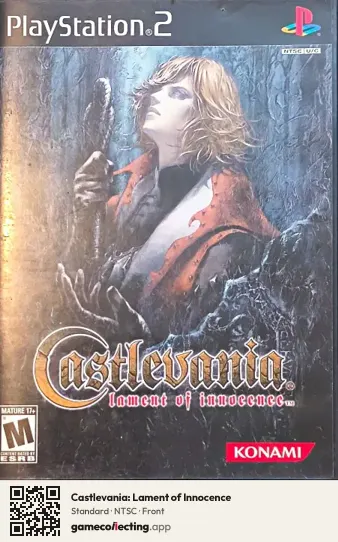 Castlevania: Lament of Innocence PlayStation 2, NTSC box front