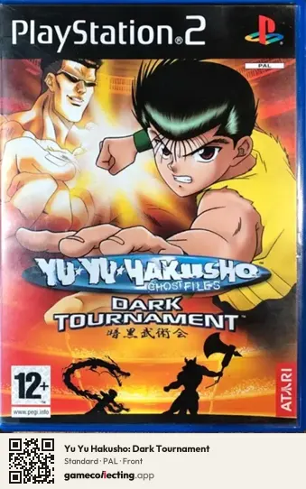 Yu Yu Hakusho: Dark Tournament PlayStation 2, PAL box front