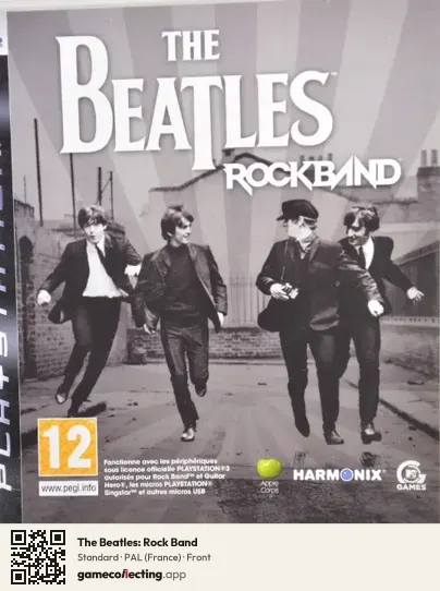 The Beatles: Rock Band PlayStation 3, France box front