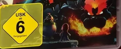 Super Mario 3D World + Bowser's Fury, the USK square on its front