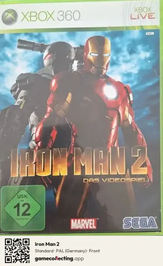 Iron Man 2 Xbox 360, Germany box front