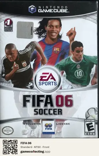 FIFA 06 Nintendo GameCube, NTSC box front
