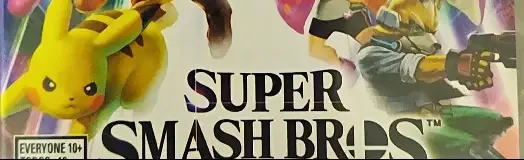 Super Smash Bros. Ultimate, the ESRB box on its front
