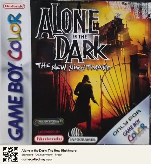 Alone in the Dark: The New Nightmare Game Boy Color, Germany box front