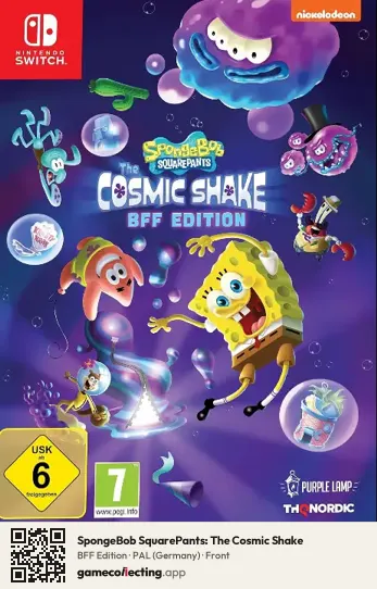 SpongeBob SquarePants: The Cosmic Shake Nintendo Switch, Germany box front