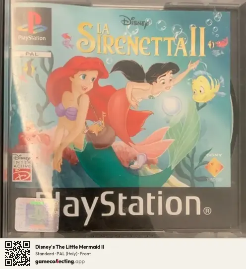 Disney's The Little Mermaid II PlayStation, Italy box front