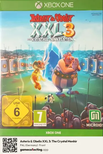 Asterix & Obelix XXL 3: The Crystal Menhir Xbox One, Germany box front