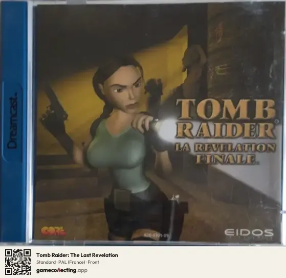 Tomb Raider: The Last Revelation Sega Dreamcast, France box front