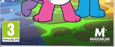 Care Bears: Unlock the Magic, the PEGI square on its front