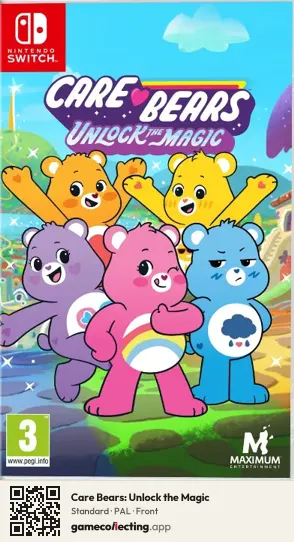 Care Bears: Unlock the Magic Nintendo Switch, PAL box front