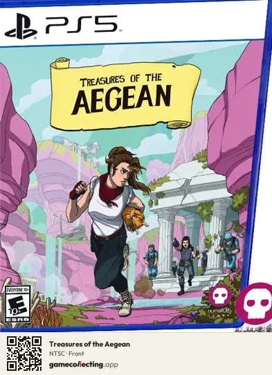 Treasures of the Aegean PlayStation 5, NTSC box front