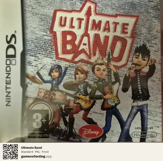 Ultimate Band Nintendo DS, PAL box front