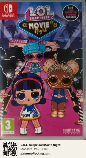 L.O.L. Surprise! Movie Night Nintendo Switch, PAL box front