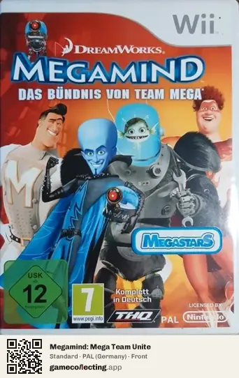 Megamind: Mega Team Unite Nintendo Wii, Germany box front