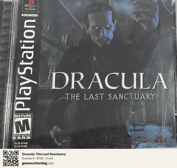 Dracula: The Last Sanctuary PlayStation, NTSC box front