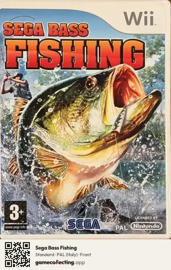 Sega Bass Fishing Nintendo Wii, Italy box front
