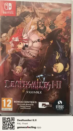 Deathsmiles I & II Nintendo Switch, PAL box front