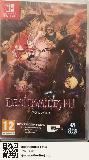 Deathsmiles I & II Nintendo Switch, PAL box front