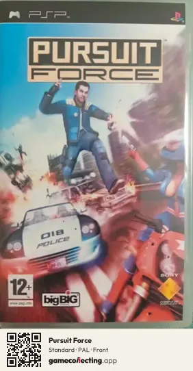 Pursuit Force PlayStation Portable, PAL box front