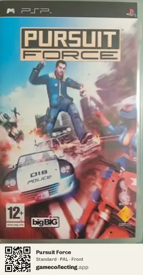 Pursuit Force PlayStation Portable, PAL box front