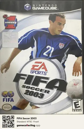 FIFA Soccer 2003 Nintendo GameCube, NTSC box front