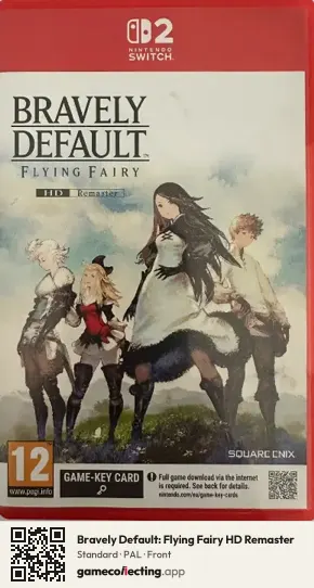 Bravely Default: Flying Fairy HD Remaster Nintendo Switch 2, PAL box front