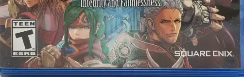 Star Ocean: Integrity and Faithlessness, the ESRB box on its front