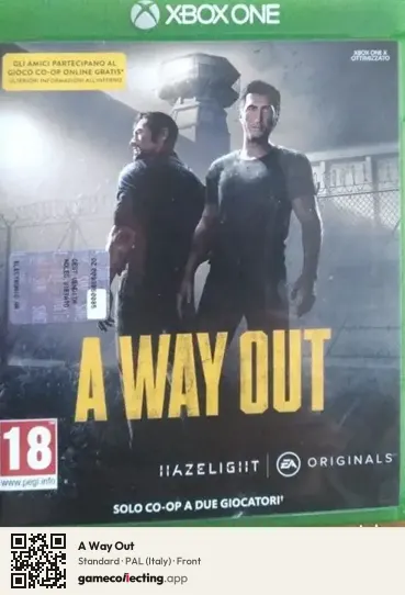 A Way Out Xbox One, Italy box front