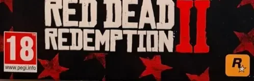 Red Dead Redemption 2, the PEGI square on its front