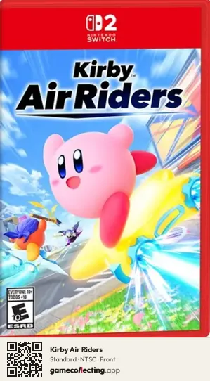 Kirby Air Riders Nintendo Switch 2, NTSC box front