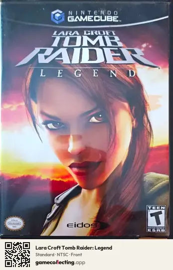 Lara Croft Tomb Raider: Legend Nintendo GameCube, NTSC box front