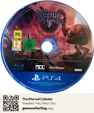 The Eternal Cylinder PlayStation 4, PAL disc