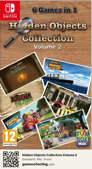 Hidden Objects Collection Volume 2 Nintendo Switch, PAL box front