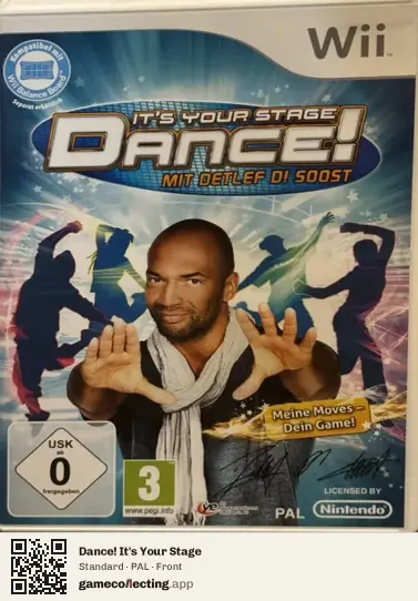 Dance! It's Your Stage Nintendo Wii, PAL box front