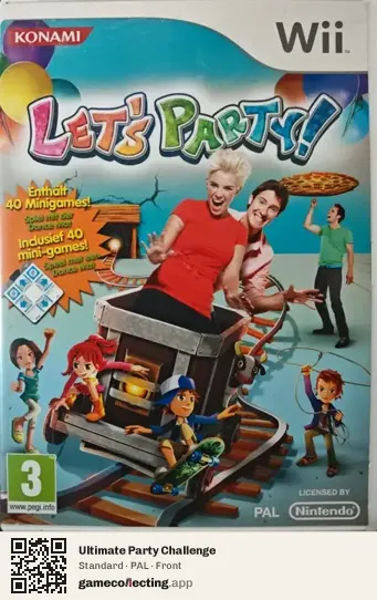 Ultimate Party Challenge Nintendo Wii, PAL box front