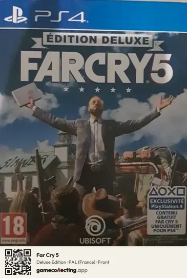 Far Cry 5 PlayStation 4, France box front