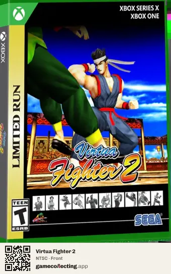Virtua Fighter 2 Xbox One, NTSC box front