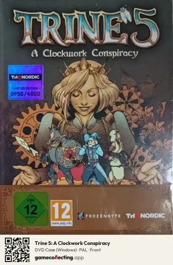 Trine 5: A Clockwork Conspiracy Computer, PAL box front