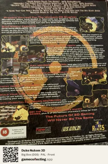 Duke Nukem 3D Computer, PAL box front