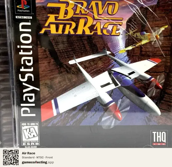 Air Race PlayStation, NTSC box front